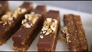 Dark Chocolate Walnut Date Bars- Healthy Appetite with Shira Bocar