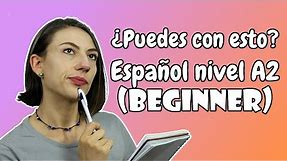 Ejercicio de dictado en español #1 | Nivel A2 (Beginner Dictation Exercise in Spanish)