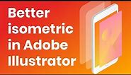 Design Better Isometric Illustrations in Adobe Illustrator CC. Draw Iphone 8 in isometric projection