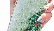 UnnFiko Liquid Watermelon Case iPhone 6 Plus/iPhone 6s Plus, 3D Cute Quicksand Stars Flowing Floating Bling Glitter Sparkle Soft Bumper Case for Girls Women (Watermelon, iPhone 6 Plus / 6s Plus)