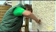 How to Paint an Exterior Pebbledashed Wall