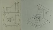 Isometric view - Engineering drawing - Technical drawing