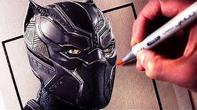 Let's Draw BLACK PANTHER - FAN ART FRIDAY