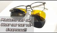 Magnetic Custom Clip On Sunglasses!
