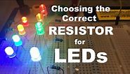 How to Calculate the Correct Resistor for LEDs Light Emitting Diodes