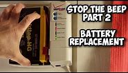 Stop Verizon Fios Box Beeping - Part 2 - Battery Replacement