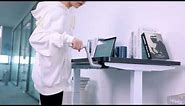AIMEZO | Manual Standing Desk Frame Crank Height Adjustable Desk