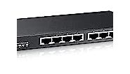 ZYXEL 8-Port Gigabit Ethernet Smart Switch (GS1915-8) - Managed, Optional Nebula Cloud Management, Desktop or Wall Mount, Limited Lifetime Protection