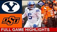BYU v #20 Oklahoma State (CRAZY GAME!) | College Football Week 13 | 2023 College Football Highlights