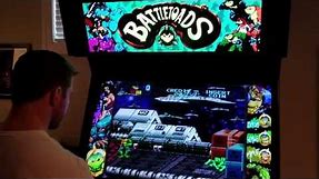 Battletoads Arcade Cabinet MAME Playthrough w/ Hypermarquee