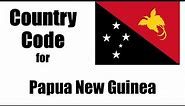 Papua New Guinea Dialing Code - PNG Country Code - Telephone Area Codes in PNG