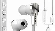 Pioneer Pro USB-C & Lightning Wired Headphones Earphones, Active Noise Cancelling Earbuds Microphone Volume Control, Compatible with iPhone Mac iPad, Android, Nintendo Switch, Google Pixel - Ice