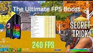 How To Get 300+ FPS In Fortnite! - The ONLY Optimization Guide You Will EVER Need!