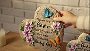 Jetec Sympathy Gift Memorial Garden Stone Decor Those We Love Don't Go Away Memorial Gifts Bereavement Gifts in Memory of Loss of Loved One Condolence Gifts for Outdoors