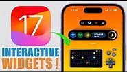Best iOS 17 Home Screen INTERACTIVE Widgets !