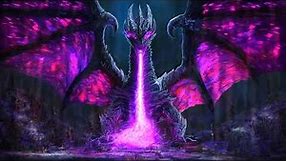 Dragon Spiriting Purple Fire in 4K [Wallpaper Engine]