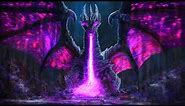 Dragon Spiriting Purple Fire in 4K [Wallpaper Engine]