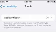 HOW TO TURN OFF THE ASSISTIVE TOUCH ON SCREEN OF IPHONE 7 PLUS IOS15.7.9