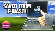 Exploring A Windows XP Toshiba Laptop Saved From E-Waste