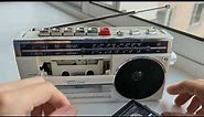 cassette radio tape recorder sanyo M-1760h