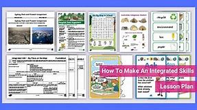 How to Make an Integrated Skills Lesson Plan - Twinkl