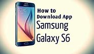 Samsung Galaxy S6 - how to download an app on your samsung s6