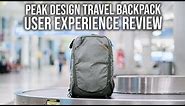 Peak Design Travel Backpack 45L User Experience Review