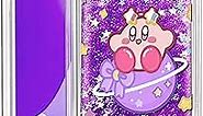 for iPhone 6/6S/7/8/SE 2020/SE 2022 Case Bling Glitter Liquid Quicksand Cute Cartoon Character Kawaii Anime Funny Sparkle Protective Cover for Girls Women Kids Girly for i Phone 7/8, Kabi