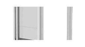 Brisa Retractable Door Screen for Sliding Patio Doors-White (for 80-in Tall x 60-in to 72" Wide Doors)