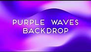 Purple Liquid Gradient Mood Waves Hills Animation Background | Ambient Visual Video (1 Hour)