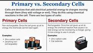 Primary vs. Secondary Cells (Batteries) - IB Physics