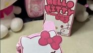 Hello Kitty Push phone 2.0 💕 #cardboardcraft #sanrio #hellokitty #blindbox #asmr #unboxing