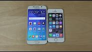 Samsung Galaxy S6 vs. iPhone 5S - Opening Apps Speed Test! (4K)