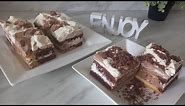 Black and White Chocolate Cake Recipe .Majestic Chocolate Cake for Birthday 🍰 🎂