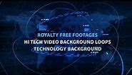 hi tech video background HD loops | digital technology background video animation | Tech backgrounds