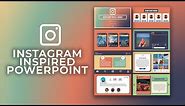 Instagram Inspired PowerPoint Template