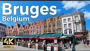 Bruges, Belgium Walking Tour (4k Ultra HD 60fps) – With Captions