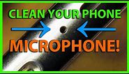 How To Clean a Microphone Port Hole on a Smart Phone