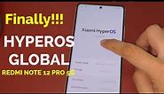 HYPEROS GLOBAL: REDMI NOTE 12 PRO 5G (RUBY) | 3 EASY INSTALLATION GUIDE