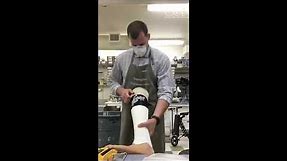 Prosthetic Leg Cover: How To Make (TIME-LAPSE)