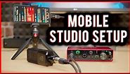 Mobile Studio Setup at Home