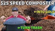 How To Make Compost FAST In A TRASH CAN: Turn Trash Into GOLD!