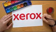 How to draw the xerox logo