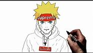 How To Draw Naruto Supreme Drip | Step By Step | Naruto