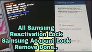 All Samsung | Reactivation Lock | Samsung Account | Remove Without PC Tested By Note 4 N910C