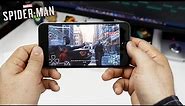 HOW TO PLAY "SPIDER-MAN PS4 ON A IPHONE" - PLAY SPIDER-MAN ON THE GO! - ON SCREEN TOUCH CONTROLS!