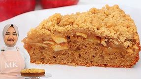 This recipe takes APPLE CAKE to another level! Easy moist apple cake recipe