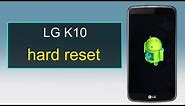 how to factory hard reset lg k10
