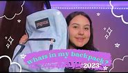 What's in my Backpack 2023 | *college freshman*