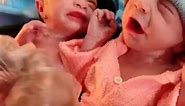 Cute Twin Newborn Babies First Cry #baby #newborn #cutebabies #newbornlove #babyjoy #cutenessoverload #sweetbaby #newbornlife #newbornlove | Dr. Lillian Hossler